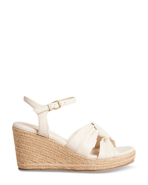 TED BAKER WOMEN'S CARDA KNOTTED STRAP ESPADRILLE WEDGE HEEL SANDALS
