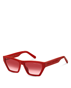 Marc Jacobs 55mm Gradient Cat Eye Sunglasses In Red/red Gradient