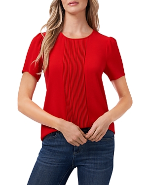 Cece Pleat Front Top In Fireball