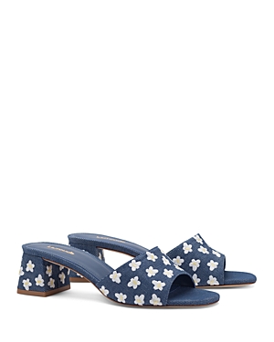 LARROUDE WOMEN'S BRIGITTE SLIP ON HIGH HEEL SANDALS