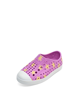 Native Kids' Unisex Jefferson Sugarlite Print Shoes - Baby, Toddler In Winterberry Pink/shell White/morning Stars