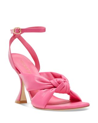 Stuart Weitzman Women's Playa Ankle Strap Knotted High Heel