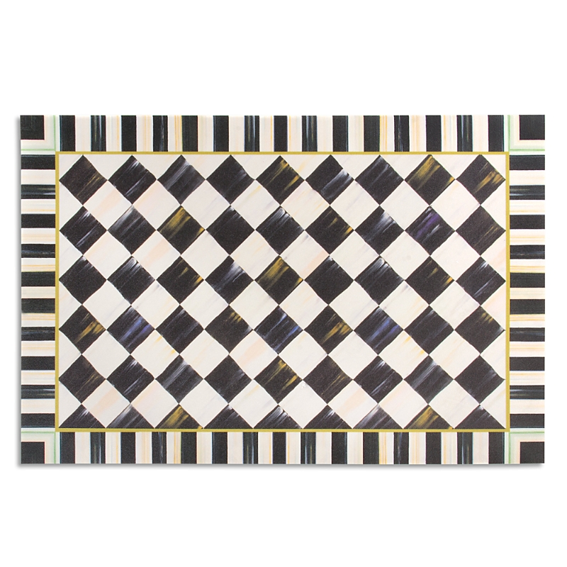 Mackenzie-childs Courtly Check Floor Mat, 2' X 3'