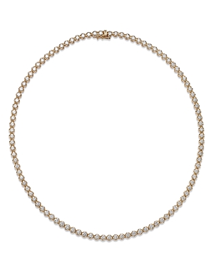 Bloomingdale's Diamond Crown-Set Tennis Necklace in 14K Yellow Gold, 8.00 ct. t.w. - 100% Exclusive