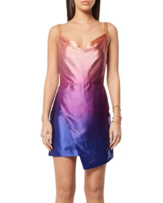 open lace back dress Rent Elliatt Lilac Amourette Mini Dress