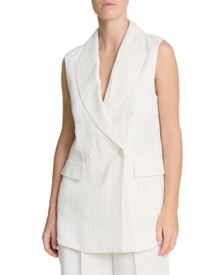 Peserico - Pinstriped Double Breasted Vest