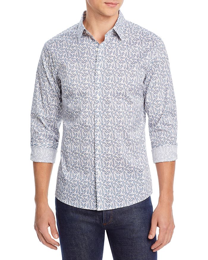 Michael kors shop slim fit shirt