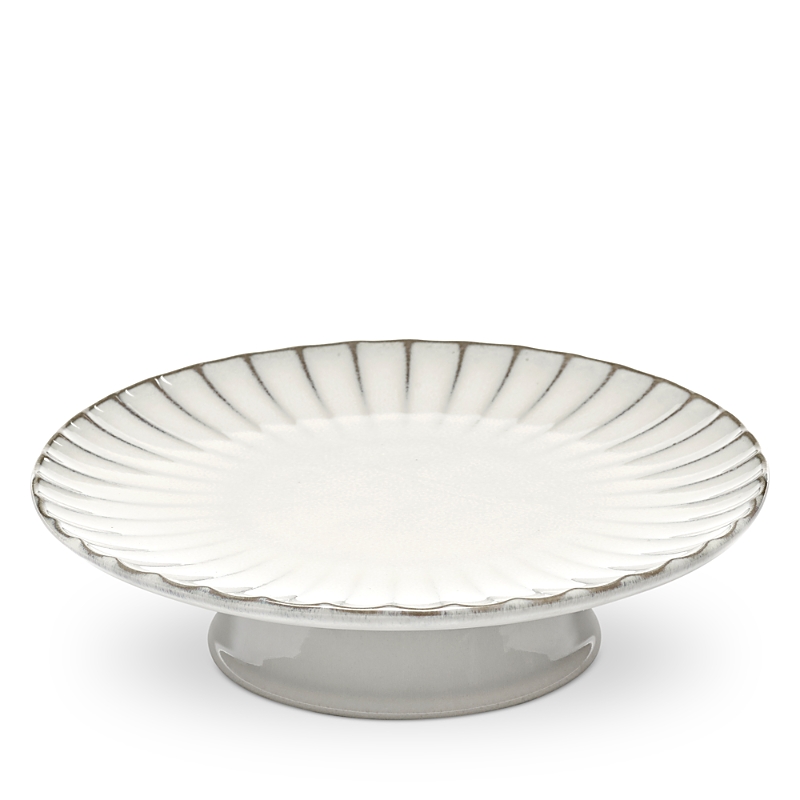 Serax Inku Stoneware Cake Stand 24cm In White