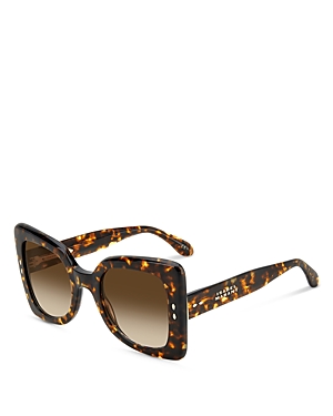 Isabel Marant Flared Square Sunglasses, 52mm