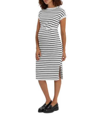 Lydia Stripe Maternity Dress