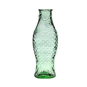 Serax Green Paola Navone Fish & Fish Glass Bottle 1l In Green
