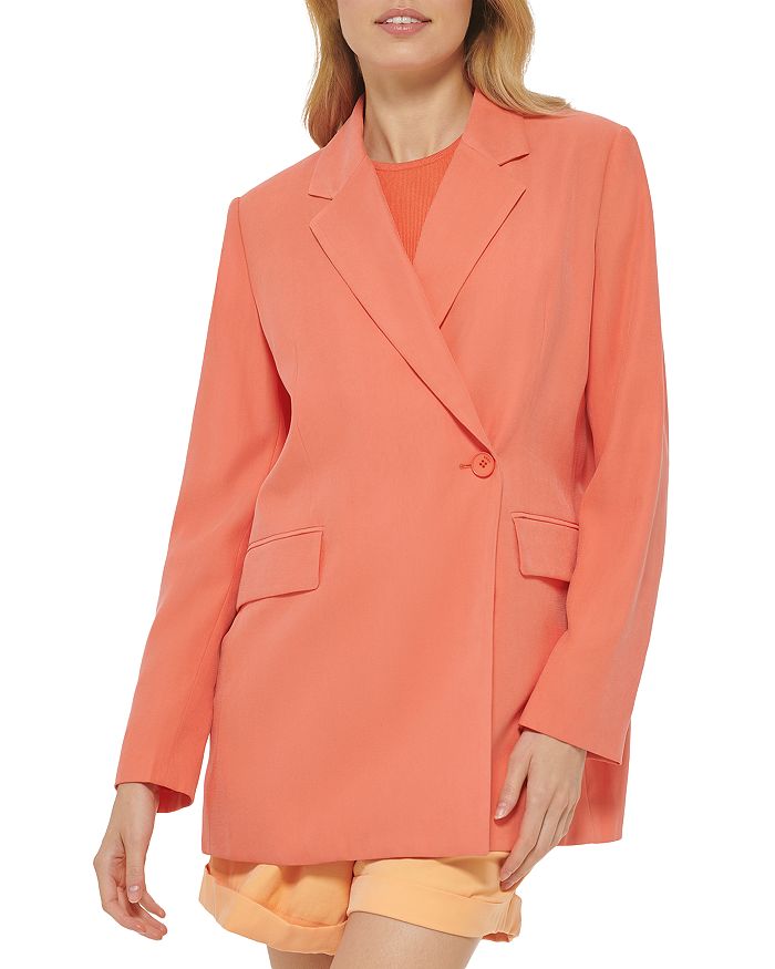 DKNY Frosted Twill Jacket Bloomingdale's