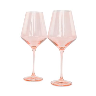 Stem Wine Glasses, Set of 2