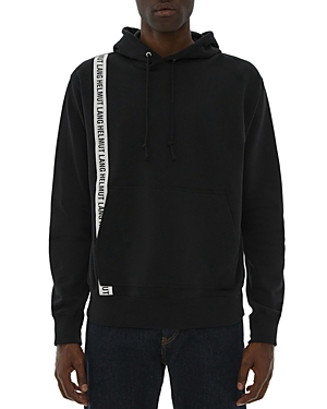 HELMUT LANG STRIPE PULLOVER HOODIE