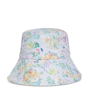 Jocelyn Reversible Printed Terry Bucket Hat
