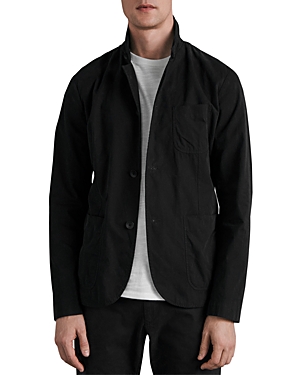 Rag & Bone Prospect Peached Cotton Jacket In Black