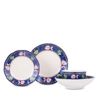 VIETRI Melamine Campagna Pesce 4-Piece Place Setting | Bloomingdale's Home