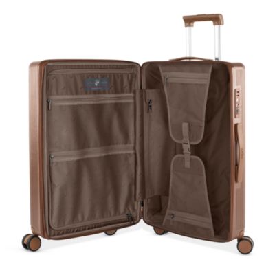 Earth Tones Medium Upright Spinner Suitcase