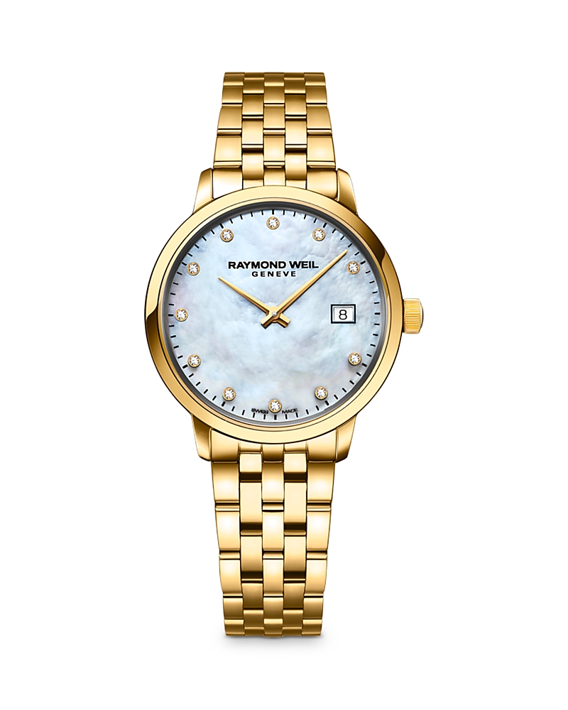 Raymond Weil Toccata Mother-of-Pearl & Diamond Watch, 29mm