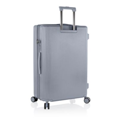 Earth Tones Large Upright Expandable Spinner Suitcase