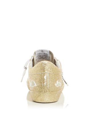 Golden Goose Women's Super-Star Glitter Low Top Sneakers