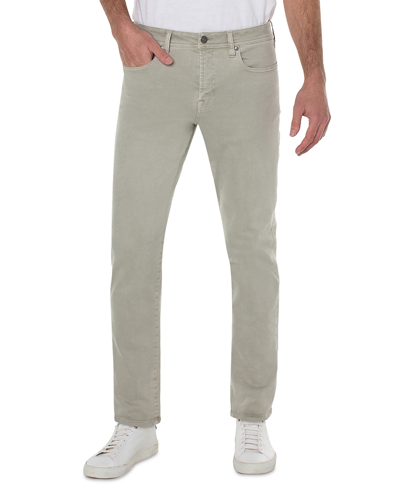 Liverpool Los Angeles Liverpool Kingston Modern Straight Leg Jeans In London Fog