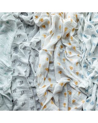 4 Pk. Printed Classic Swaddles