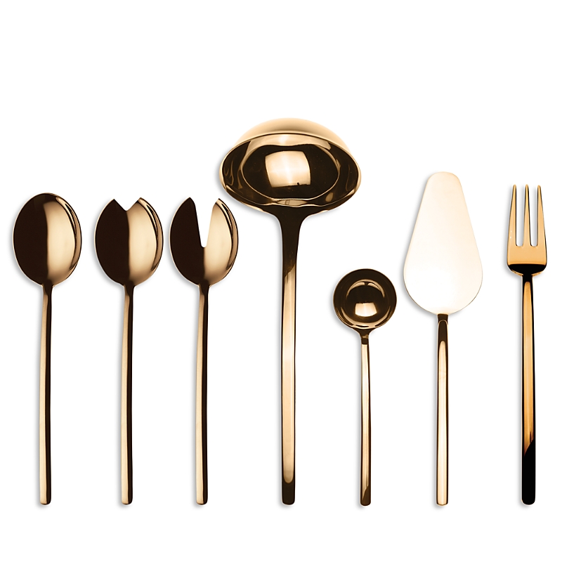 Mepra Pvd Flatware Full 7 Piece Serving Set