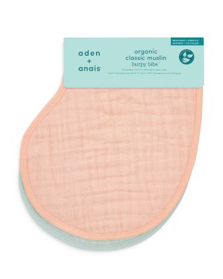  Organic Cotton Burpy Bibs, 2 Pack
