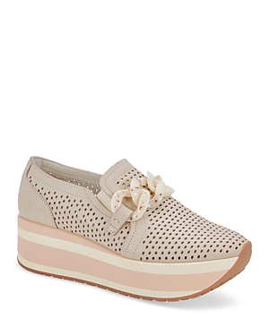 Dolce Vita Women's Jhenee Slip On Perforated Chain Sneakers