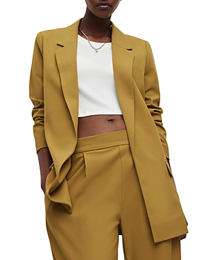 Allsaints Aleida Blazer In Ecru Olive