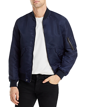 Theory Flight Bomber Jacket In Baltic