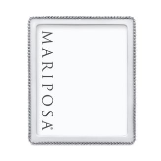 Mariposa Beaded White Picture Frame, 8" x 10" | Bloomingdale's Home Home Decor Picture Frames