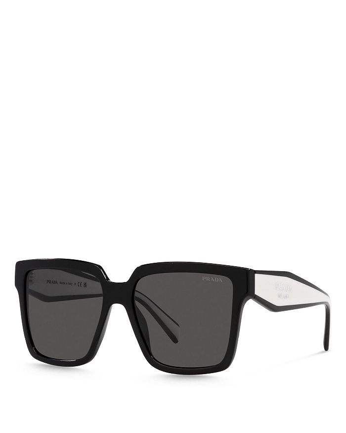 Prada Square Sunglasses, 56mm | Bloomingdale's