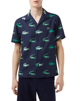 Printed Hawaiian Performance Shirt