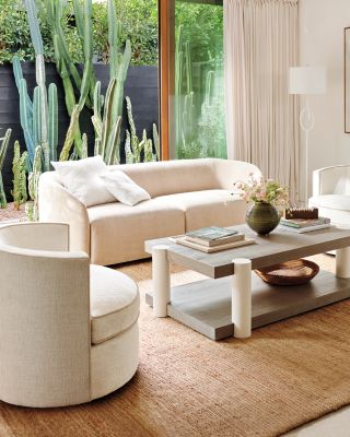 Flora Fabric Swivel Chair