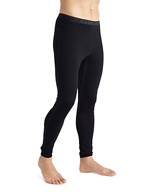 Icebreaker 260 Tech Merino Wool Base Layer Leggings In Black