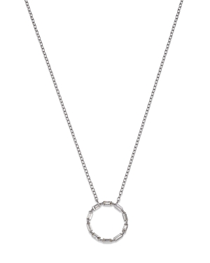 Bloomingdale's Diamond Circle Pendant Necklace 14K White Gold, 0.30 ct.t.w. - 100% Exclusive