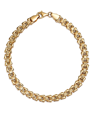 Bloomingdale's Panther Link Bracelet in 14K Yellow Gold - 100% Exclusive