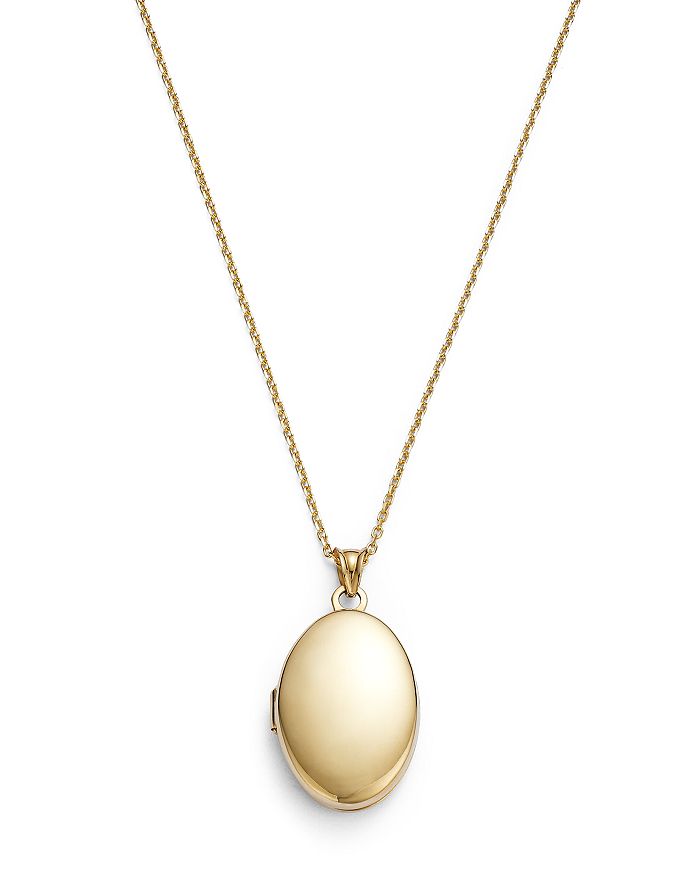 Bloomingdale's - Polished Oval Locket Pendant Necklace, 20" - 100% Exclusive