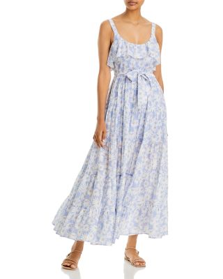 PAIGE Tevin Daisy Print Maxi Dress | Bloomingdale's Women