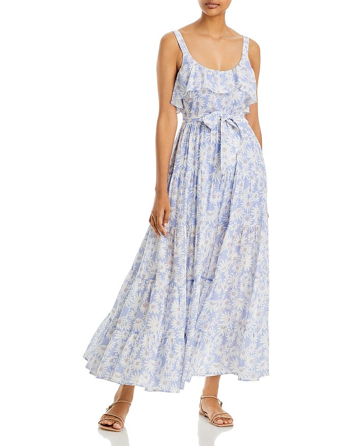 PAIGE Tevin Daisy Print Maxi Dress | Bloomingdale's