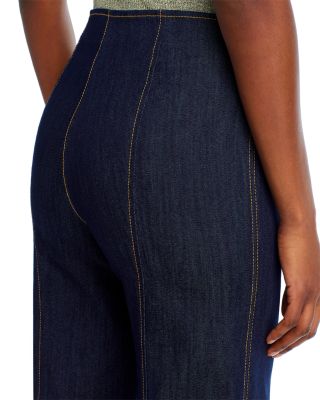 Cropped Azure Jeans in Indigo