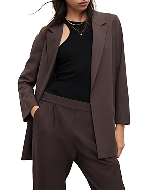 ALLSAINTS ALEIDA OPEN FRONT BLAZER