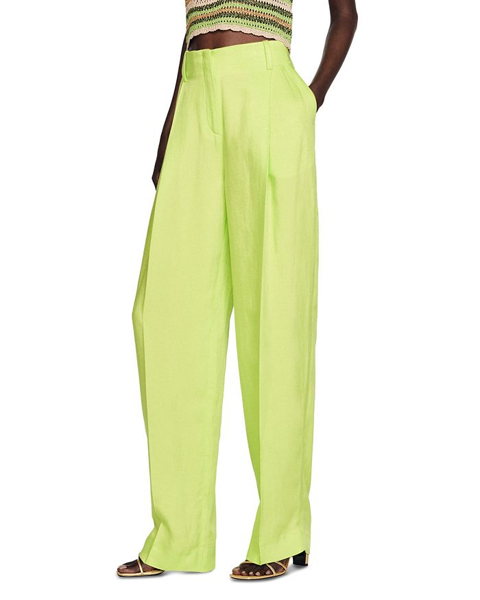 Roots Restore High Rise Flare Legging Pants in Varsity Green