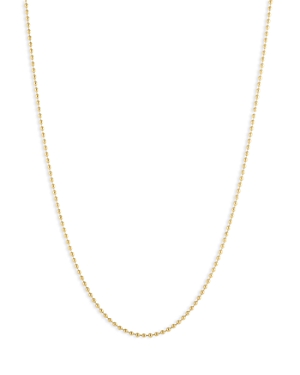 Roberto Coin 18K Yellow Gold Gold Chains Classic Bead Link Chain, 16-18