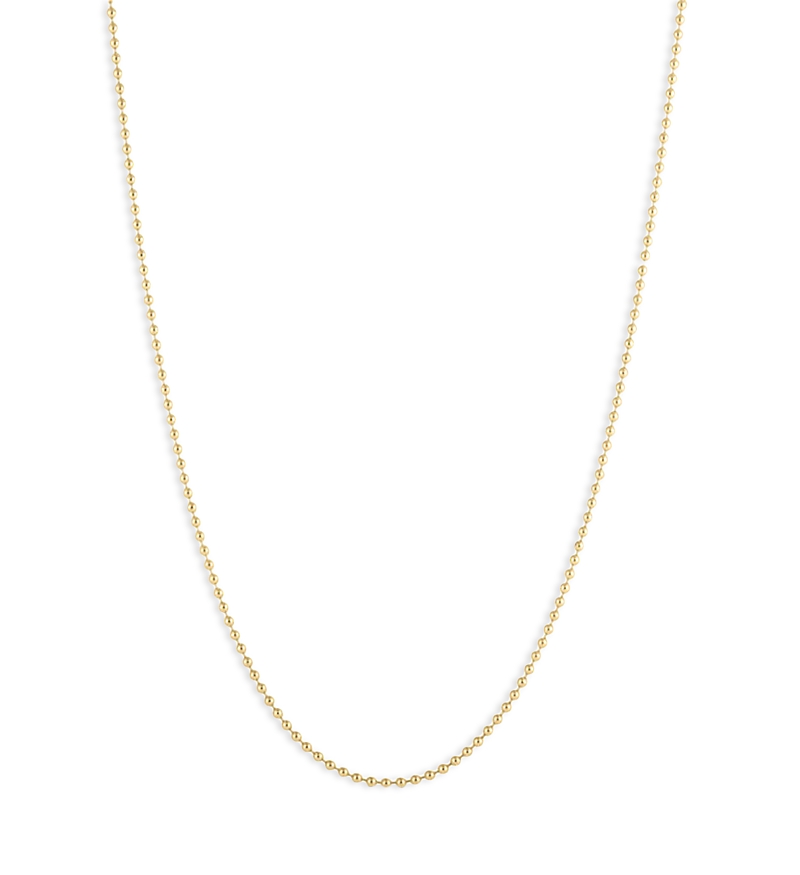 Roberto Coin 18k Yellow Gold Gold Chains Classic Bead Link Chain, 16-18 In Gold