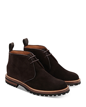 Shop Greats Men's Henry Lace Up Chukka Boots In Dark Brown