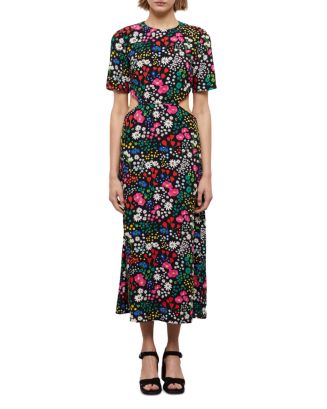 The Kooples Joyful Flowers Midi Dress | Bloomingdale's