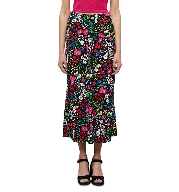 The Kooples Joyful Flower Midi Skirt | Bloomingdale's